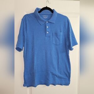 Casual Blue Polo Shirt